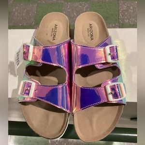 Arizona Jeans Slip- on Sandals-Sz: 11